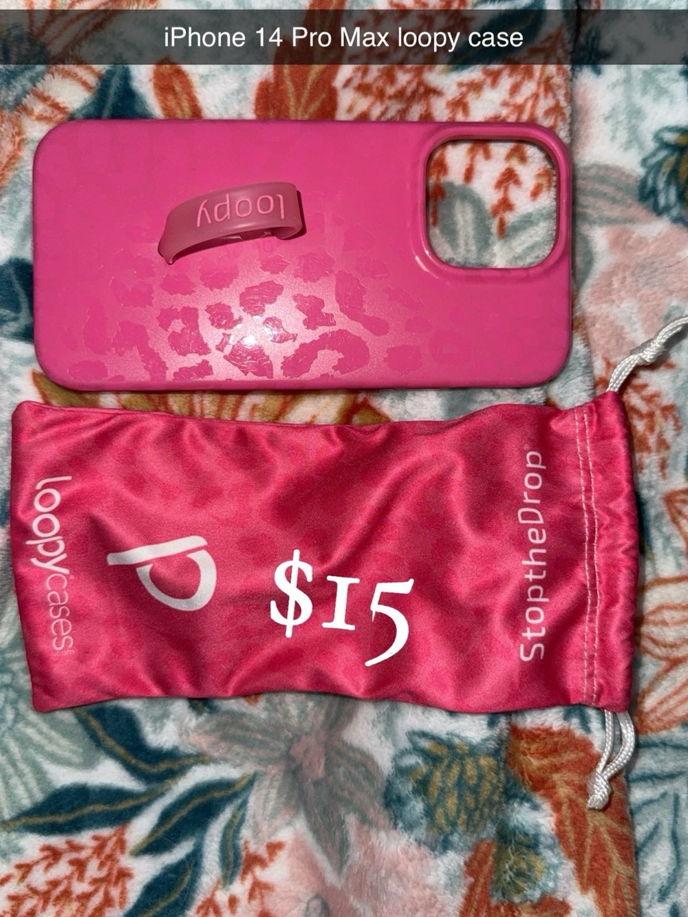 Loopy Case Pink iPhone Case with Integrated Loopy Strap